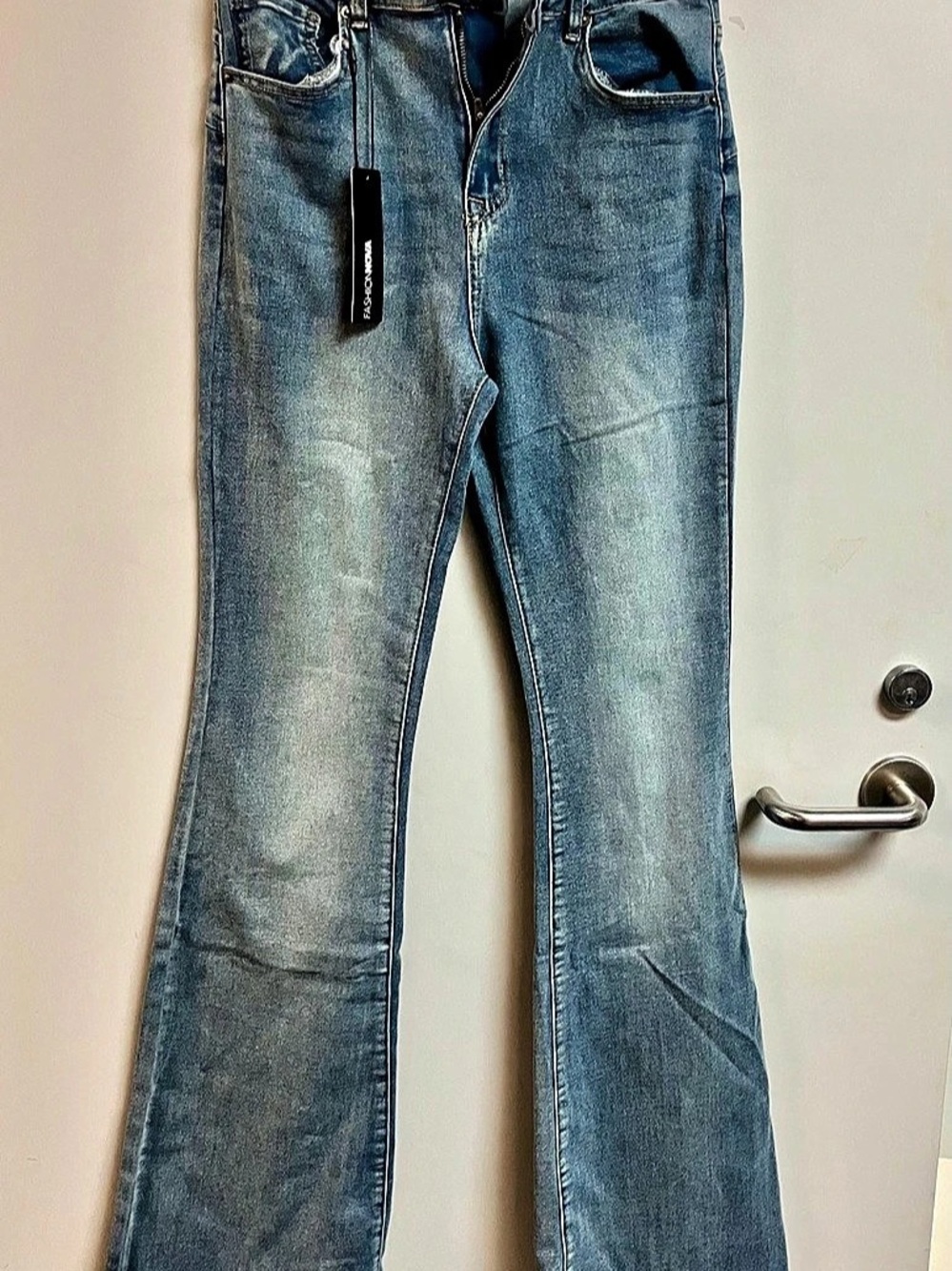 New Fashion Nova Tell Them Goodbye Sculpting Stretch Flare Jeans Flare Jeans Siz